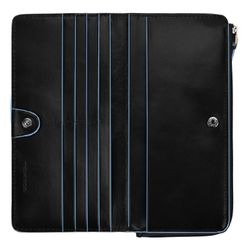 Портмоне Piquadro Blue Square черный кожа (AS458B2/N)