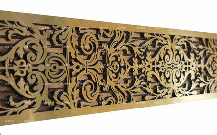 Решетка радиатора на заказ латунная