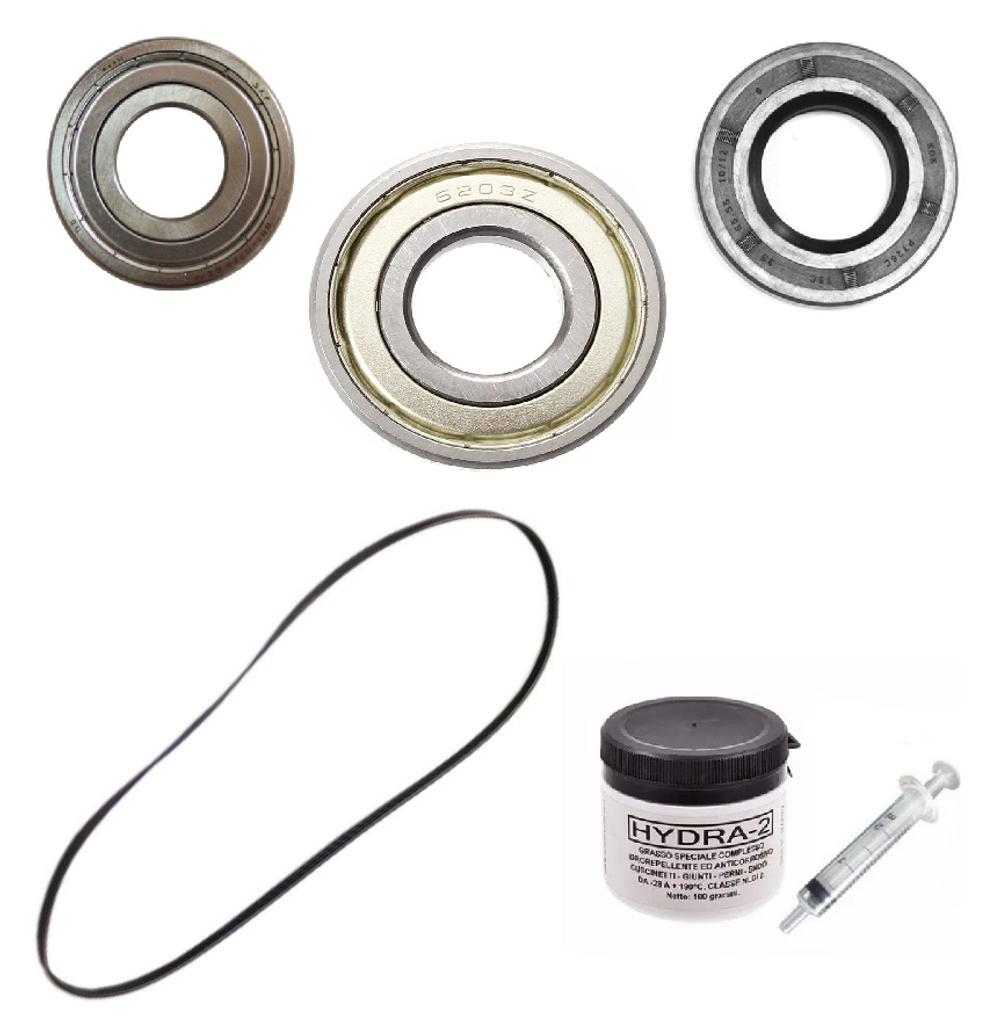 Ремкомплект для стиральной машины Samsung (подшипники+сальник+смазка+ремень J5)