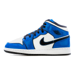Кроссовки Air Jordan 1 Mid SE GS Signal Blue