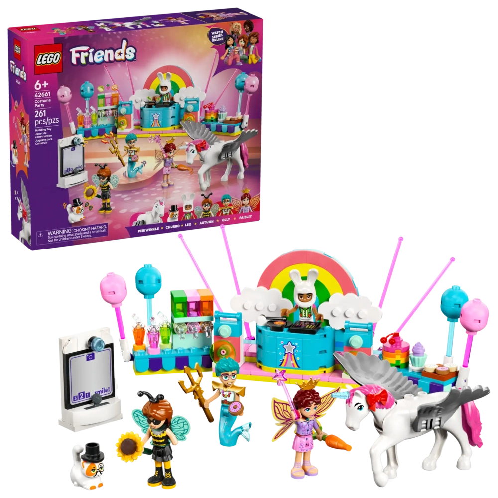 Конструктор LEGO Friends 42661 Костюмированная вечеринка с Единорогом и Феей
