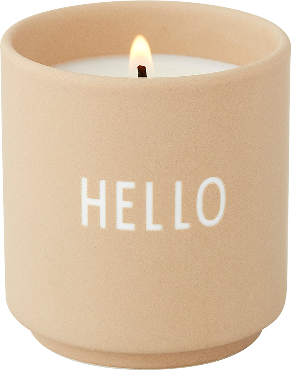 Свеча ароматическая Design Letters · арт. fabr 10107000BEIGEHELLO