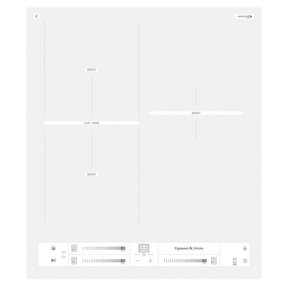 Стеклокерамическая варочная панель Zigmund & Shtain CI 24.4 W
