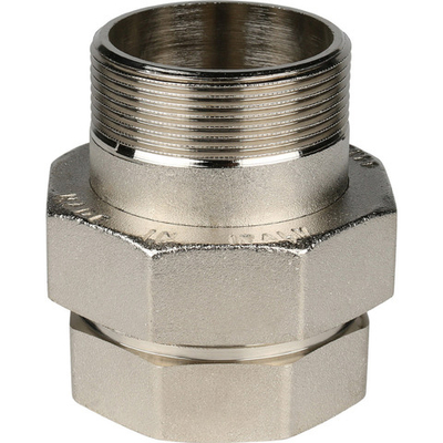 Разъемное соединение STOUT американка ВН 2", уплотнение под гайкой по плоскости, никель