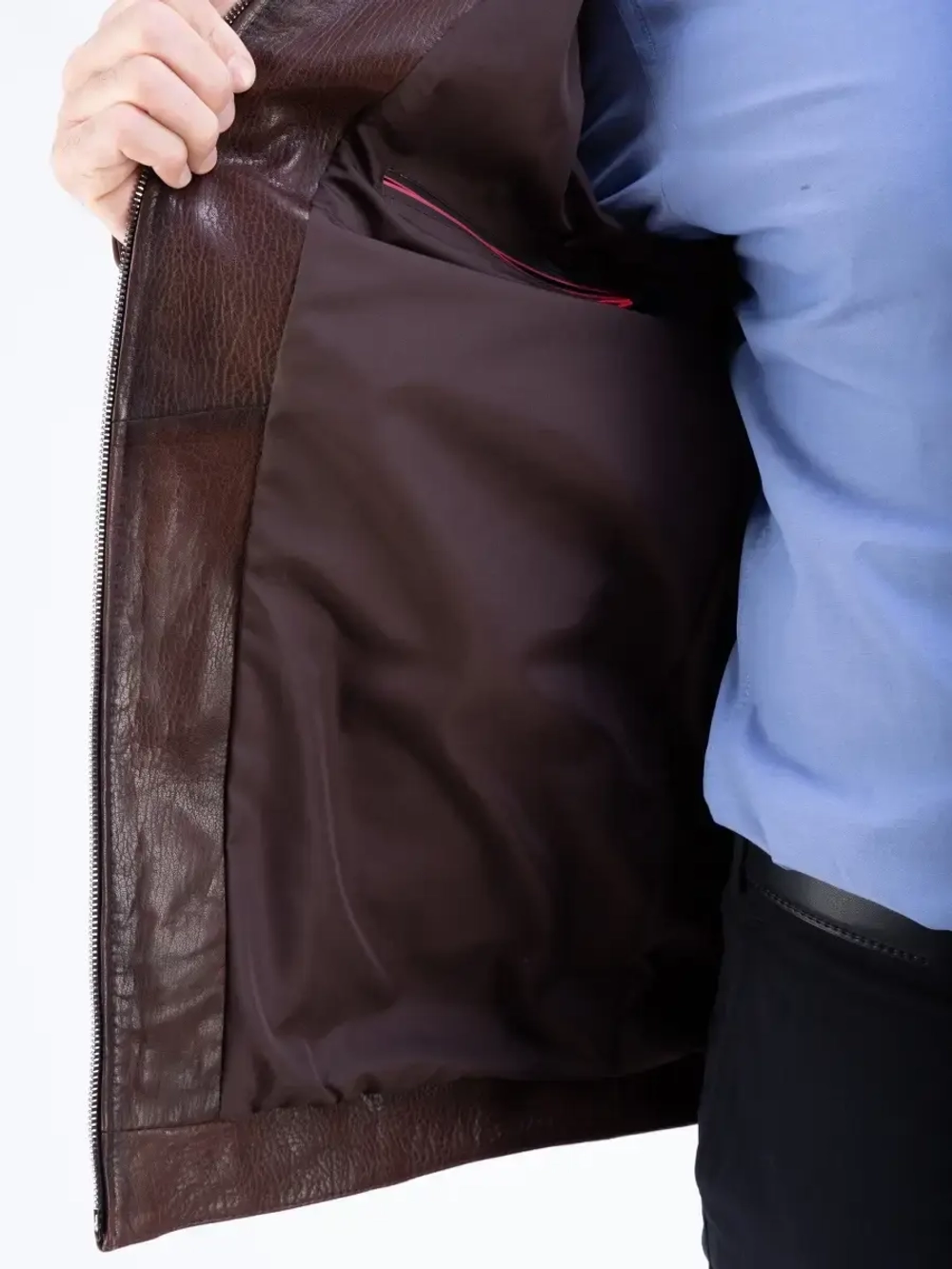 Куртка мужская из натуральной кожи