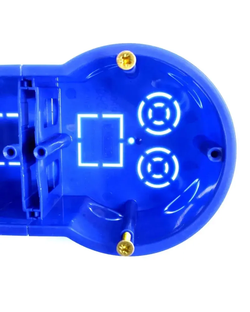 Установочная коробка Электро 5-х местная для твердых стен (кирпич, бетон) 360х75х45 синяя 1 шт