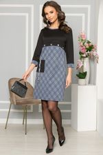 Платье "Love" (джинс) П5114 LT Collection