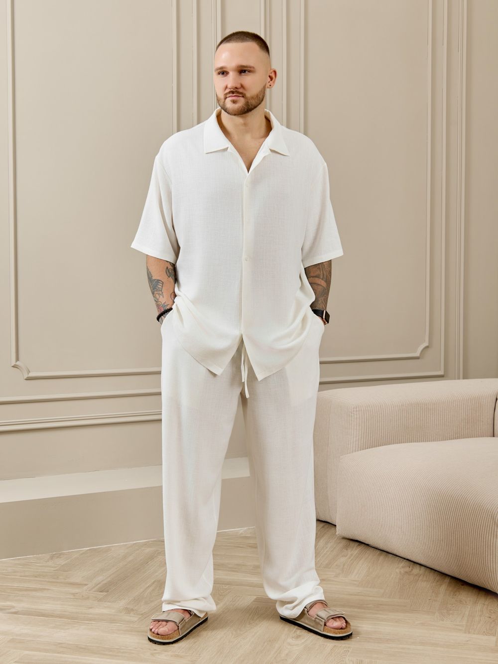 Рубашка мужская Линкольн-1 Виотекс БЕЛЫЙ