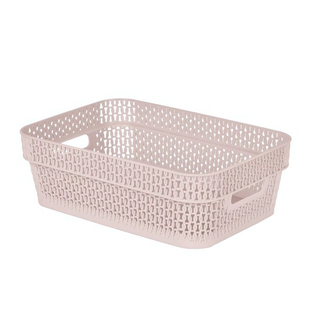 Корзина для хранения Keeplex Ajur с л 27,1х18,3х8,7см бежевый топаз