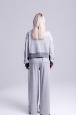 Анорак из шерстяного джерси