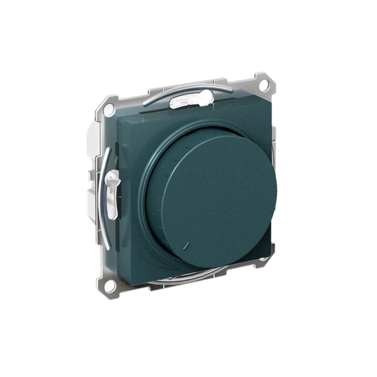 Светорегулятор поворотно-нажимной AtlasDesign 400Вт механизм изумруд SE ATN000823