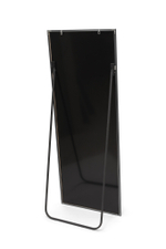 Зеркало Ма1nu-16060black (160х60 см) в алюминиевой раме/ чёрный