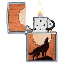 Зажигалка ZIPPO Woodchuck с покрытием Street Chrome™ (49043)