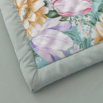 Комплект постельного белья Сатин с Одеялом 100% хлопок 160x80 на резинке OBR129