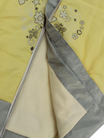 Куртка для девочек "Аглая" 30, 116р, св.желтый/серебро