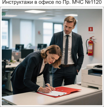 Инструктажи в офисе по Пр. МЧС №1120