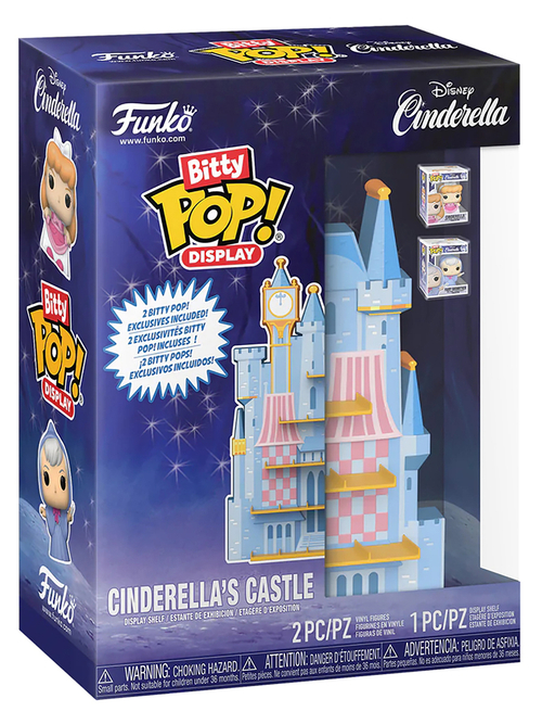 Набор Funko Bitty POP! Display Disney Cinderella's Castle+2 Bitty POP! Godmother, Cinderella 85511