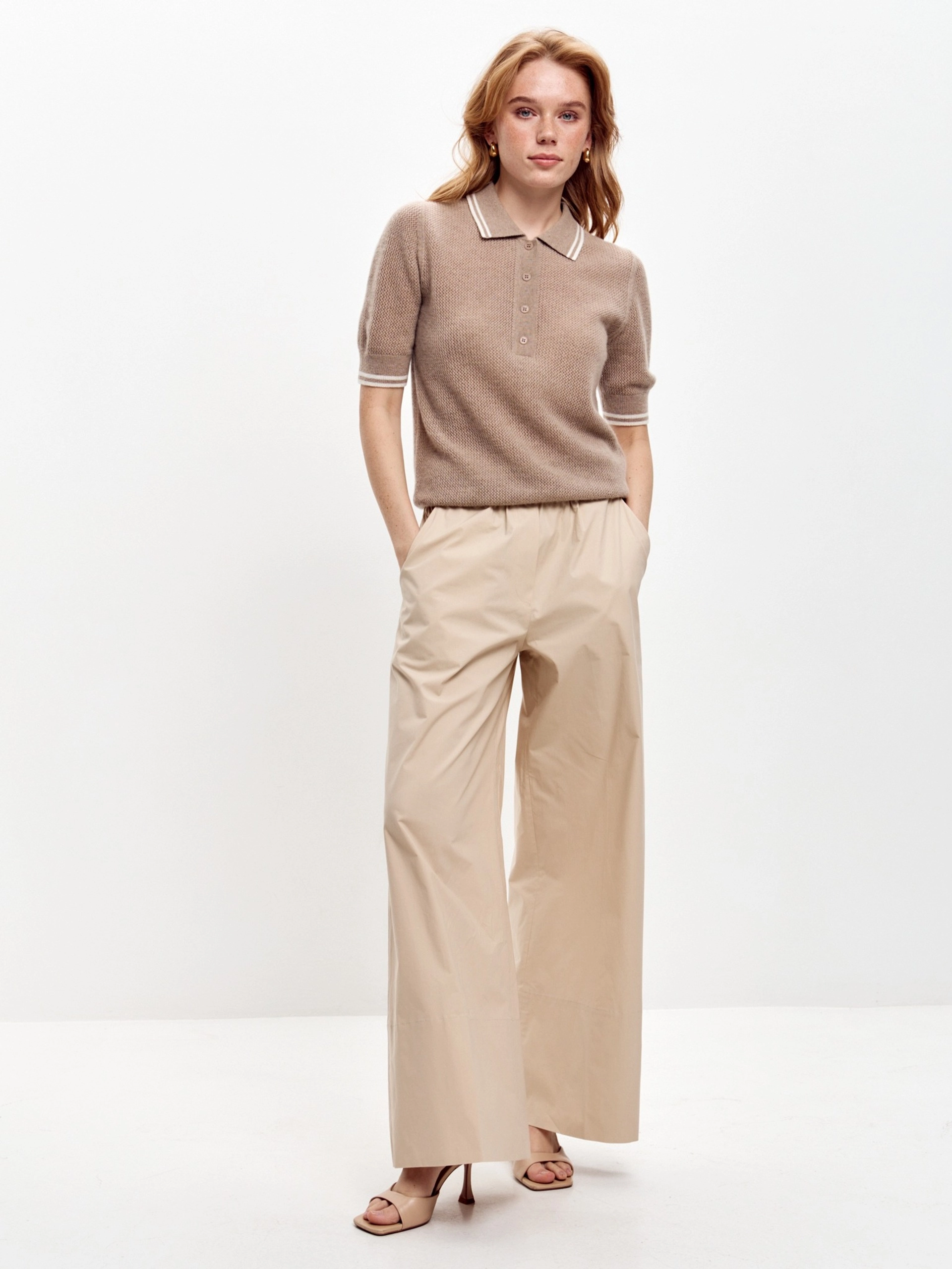 Брюки из хлопка