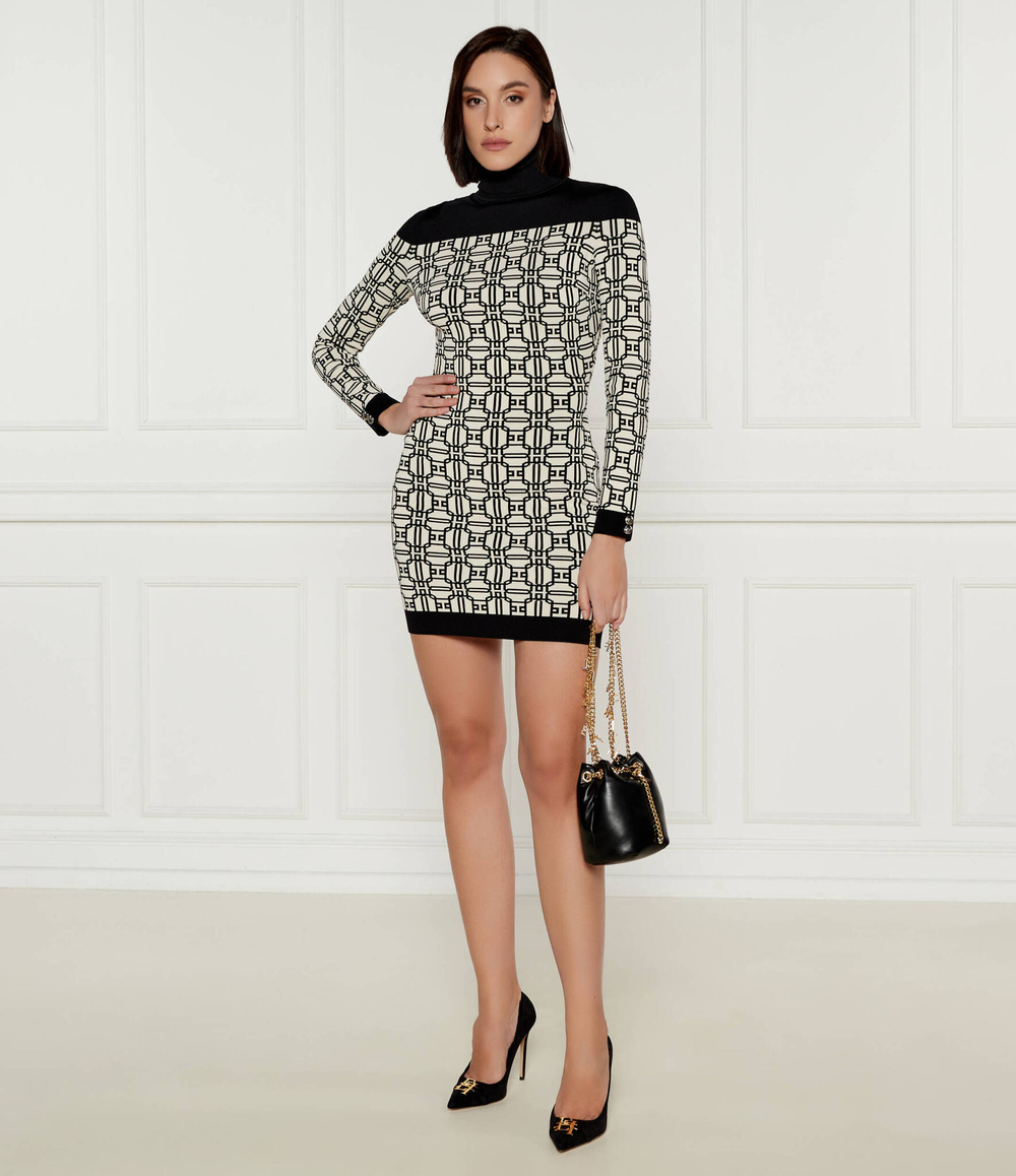 Платье Elisabetta Franchi - экрю(AM30B47E2)