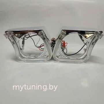 Маска для линзы 2,5' Раскосая с LED