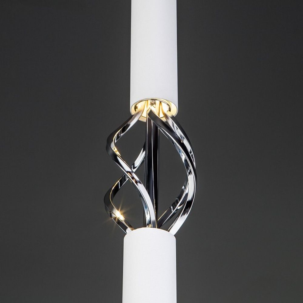 Подвесной светильник Eurosvet Lance 50191/1 LED белый/хром