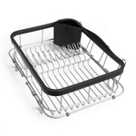 Сушилка для посуды sinkin, 28х14х47 см, черный, никель