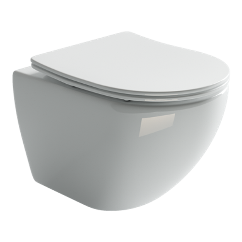 Комплект подвесной безободковый унитаз Ceramica Nova Metropol Rimless CN4002 с микролифтом + система инсталляции Envision CN1002CH с кнопкой смыва Flat хром глянцевый и шумоизоляционной панелью