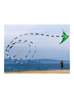 Пилотажный хвост-труба 23м (черно-белый)