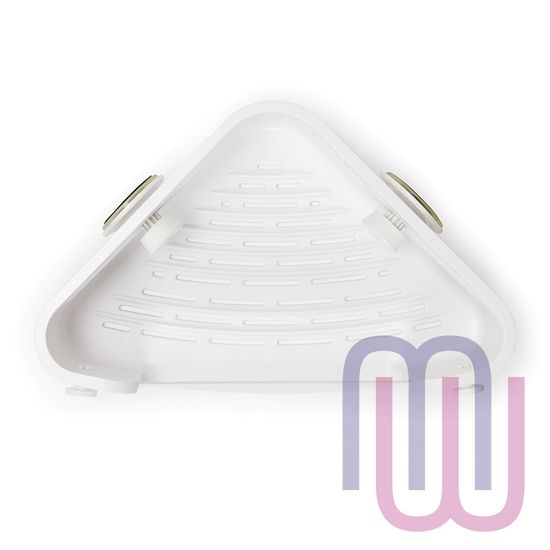 Полочка для душа угловая Flex белая