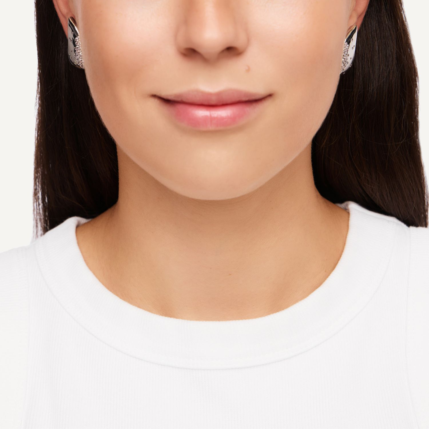 Клипсы Drop Scattering Earrings