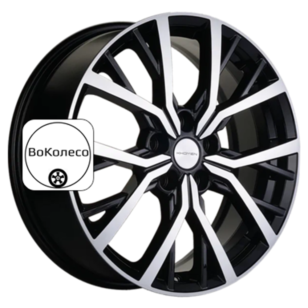 7x18/5x114,3 ET37 D66,5 KHW1806 (Dargo/Jolion) Black-FP Khomen Wheels