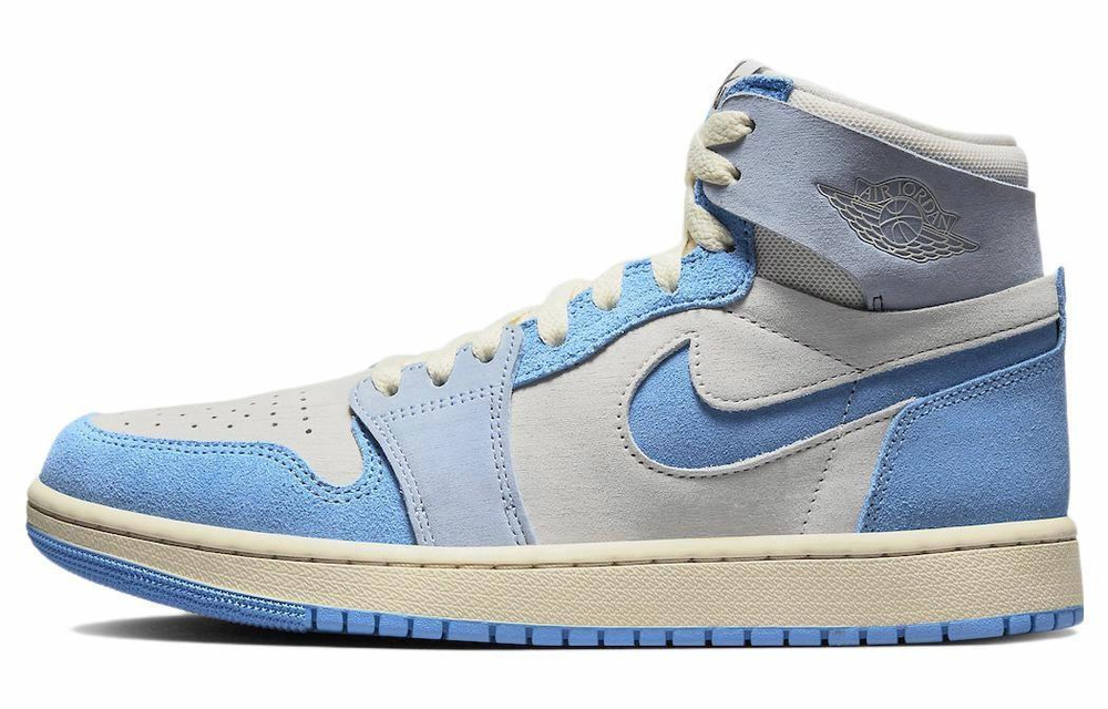 Кроссовки Jordan Air Jordan 1 High Zoom Cmft 2 "University Blue" (Женская размерная сетка)