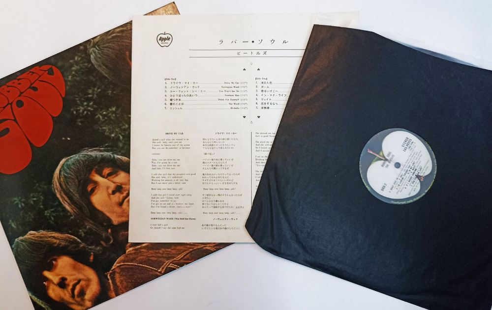 Винтажная виниловая пластинка LP The Beatles Rubber Soul (Japan 1972) (No Obi)