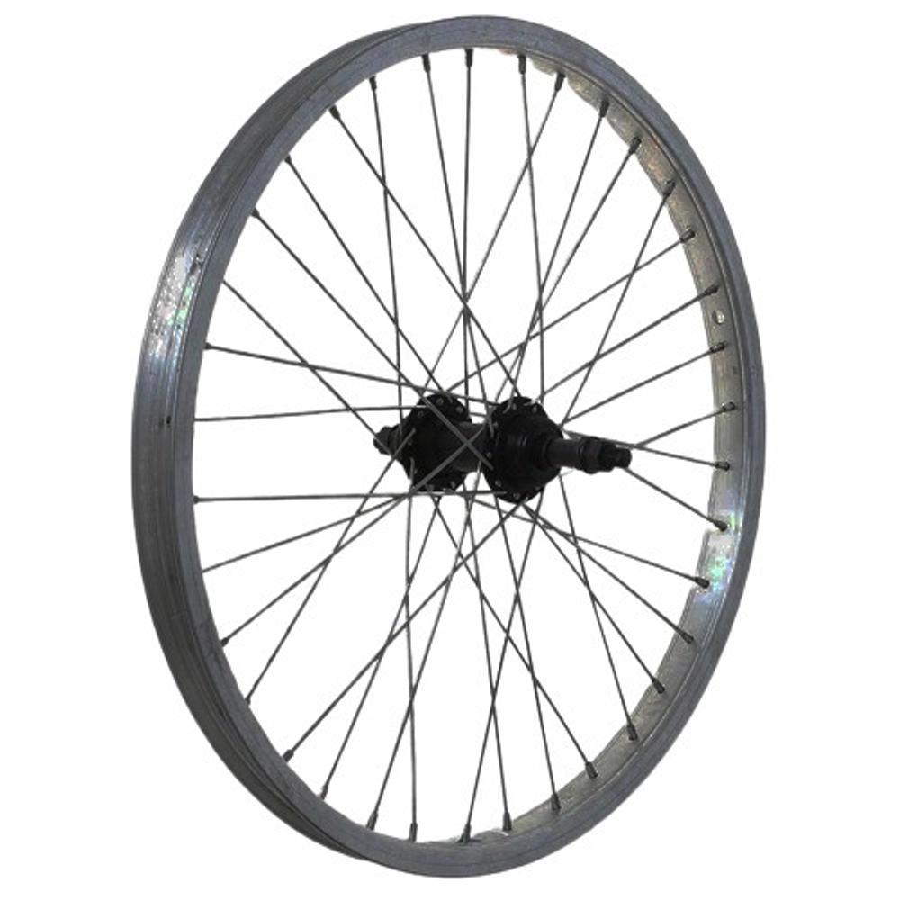 Колесо заднее, 24'', втулка WZ-201R, 32 отв., 135 мм, 3/8" (гайка), V-Brake, под трещотку 6/7 ск., о