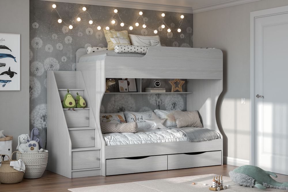 Каприз 22 Кровать 2-х ярусная без матраса (ЦРК.КПР.22)