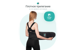 Фитнес пояс для похудения CleverCare, черный, размер XL