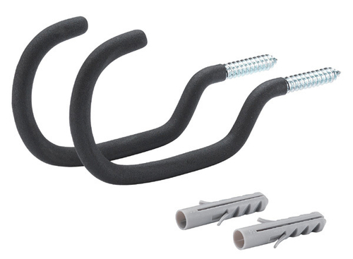 Держатель вело 6-14023 YC-23SA крюки большие (2 шт.) сталь черный BIKEHAND