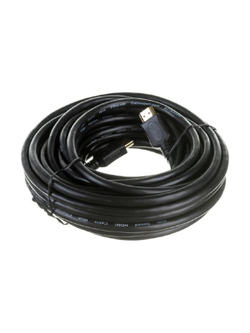 Кабель HDMI Cablexpert CC-HDMI4L-10M, 19M/19M, v2.0, серия Light, позол.контакты, экран, 10м, черный, пакет