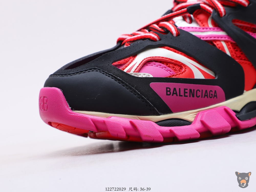 Кроссовки Track Trainers Black/Pink/Red