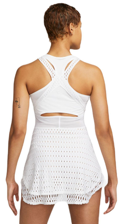 Теннисное платье Nike Court Dri-Fit Slam Tennis Dress - white/black