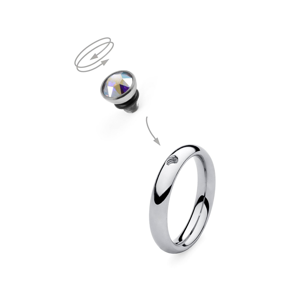 Шарм Qudo Bottone crystal aurora boreale 630135 BW/S