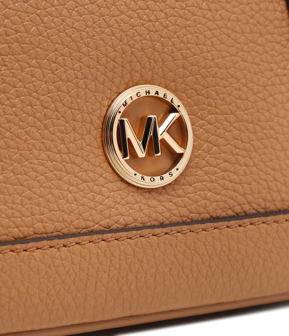 Кожаная сумка-трапеция Luisa Michael Kors - коричневый(30R4G99T1L)