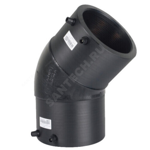 Отвод электросварной ПЭ100 Дн 160х45гр Ру16 SDR11 Type C TEGA 1819080