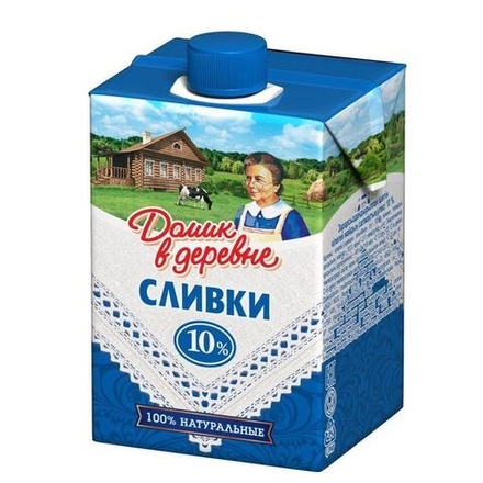 Сливки Домик в Деревне 10 % 200 гр т/п