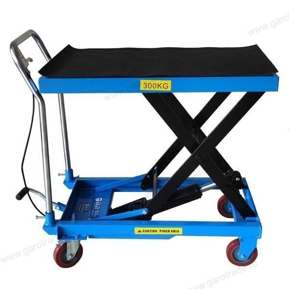 Тележка гидравлическая платформенная TLF-30 AE&T 300 кг