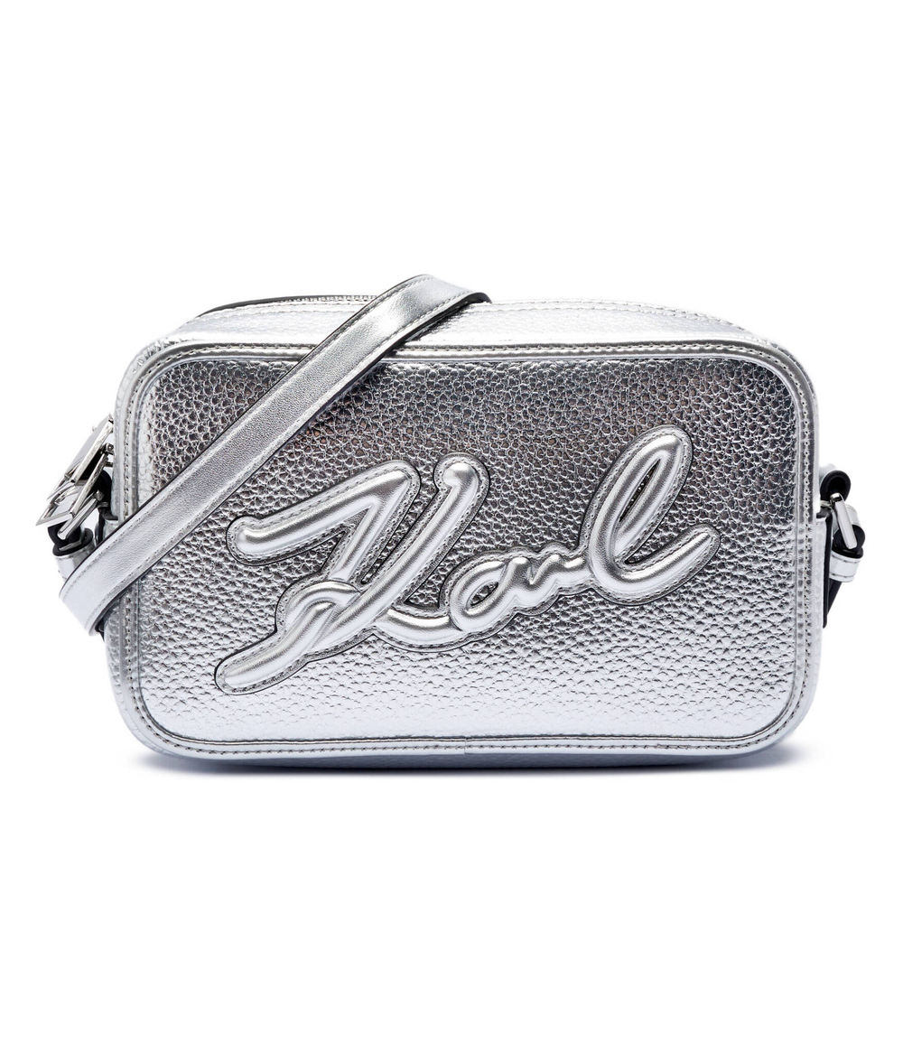 Сумка-мессенджер Karl Lagerfeld - серебряный(245W3094)