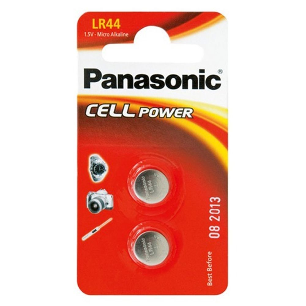 Батарейки Panasonic Micro Alkaline LR-44 щелочные 2 шт