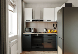 Кухонный гарнитур угловой Вегас 2200х1000 (38мм)