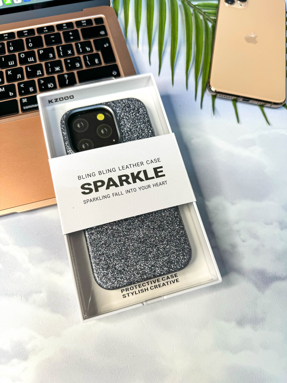 Чехол для IPhone 15 KZDOO Sparkle