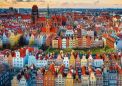 Puzzles - "1000 Premium Plus" - PView on Gdańsk, Poland_FSC Mix 70%